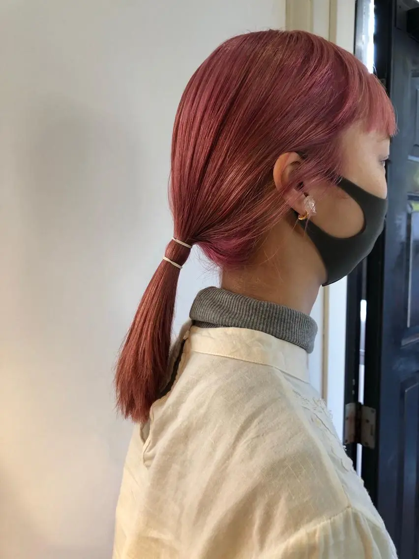 ミディアム カラー eri kinjoのヘアスタイル