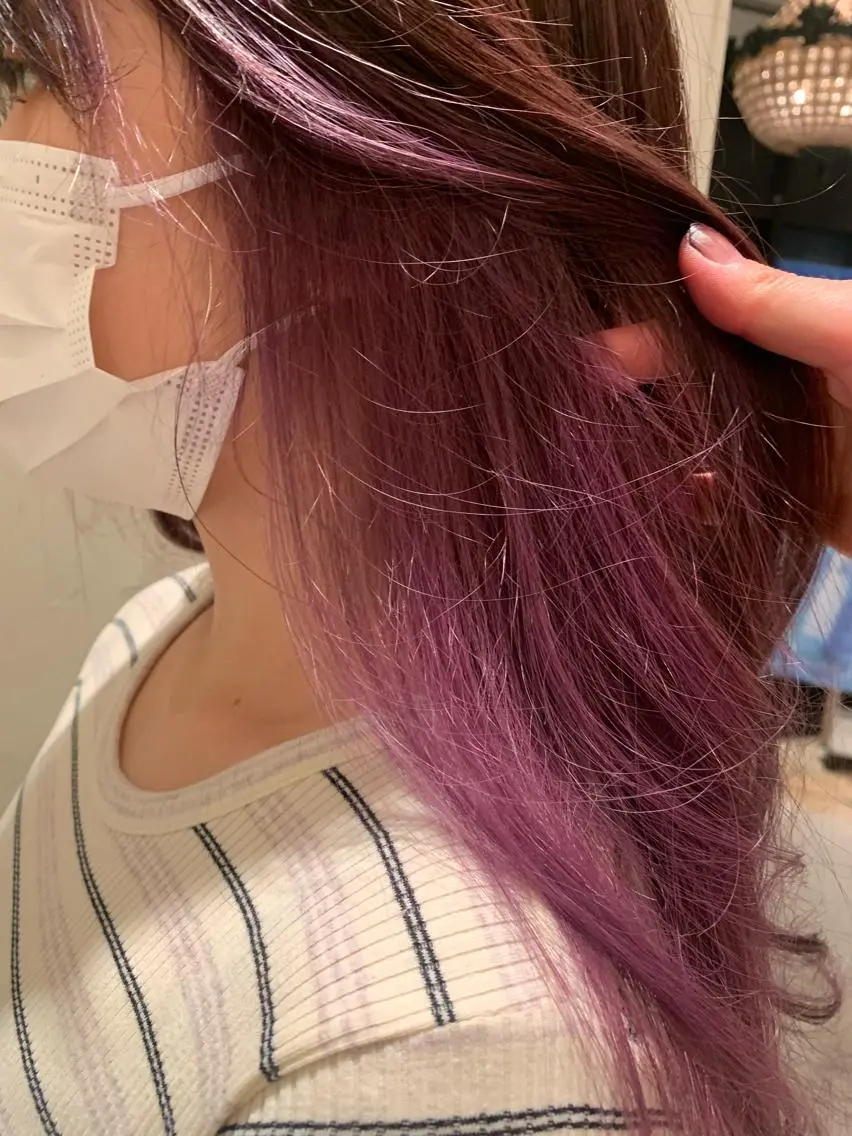 セミロング カラー Takahashi Yuriのヘアスタイル