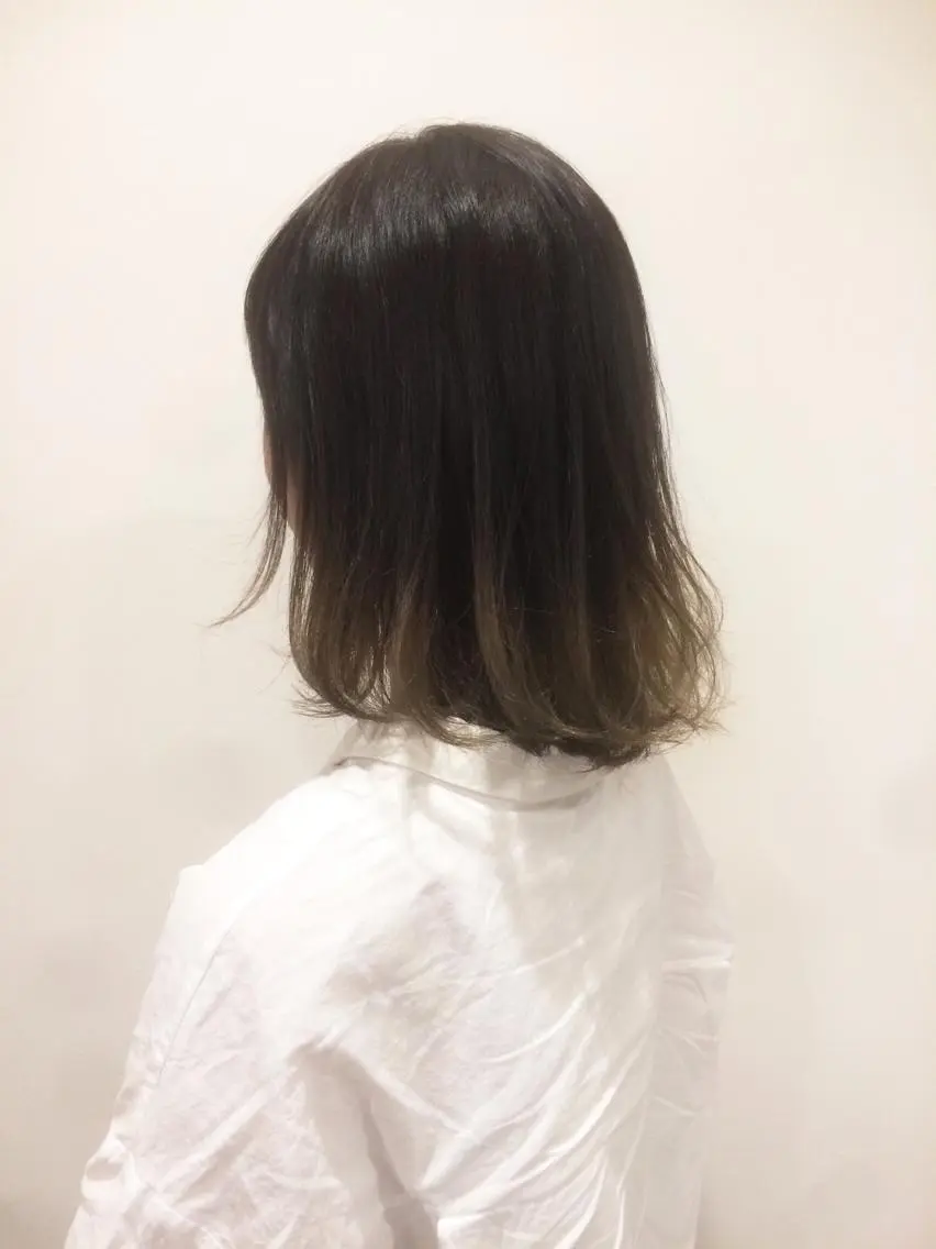 ミディアム カラー カット ヘアカラー トリートメント 🍀ナガヤマ ヒデアキ🍀のヘアスタイル