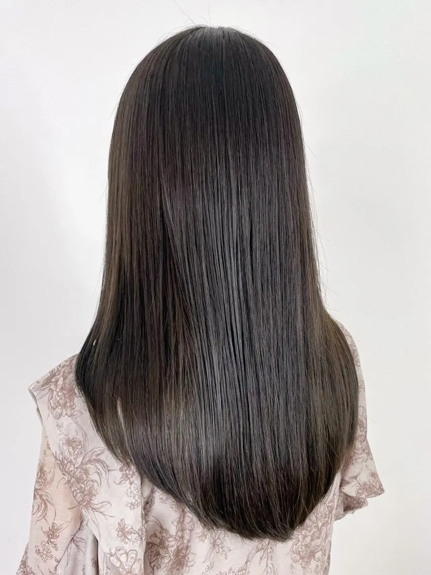 カラー セミロング ベージュカラー 似合わせカット カット ヘアカラー トリートメント ITbyALBUM 浦和店のヘアスタイル