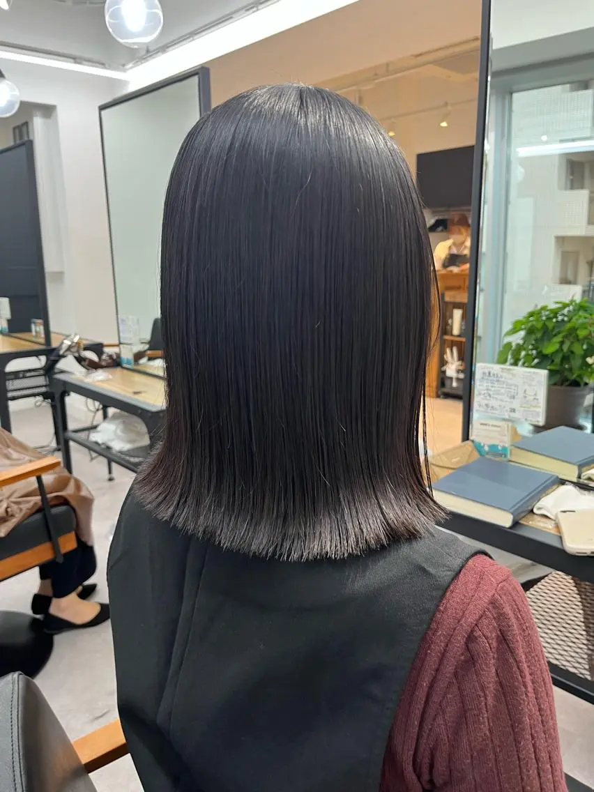 ミディアム カラー パーマ ヘアアレンジ メンズ キッズ ネイル マツエク・マツパ アイブロウ カット 縮毛矯正 トリートメント 横浜Bob美容師🤎 ERINAのヘアスタイル