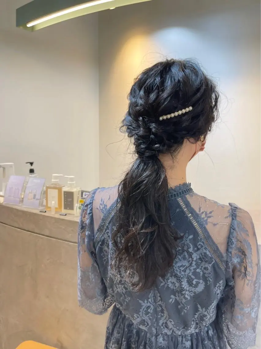ロング ヘアアレンジ FILMS/sari /似合わせカットのヘアスタイル