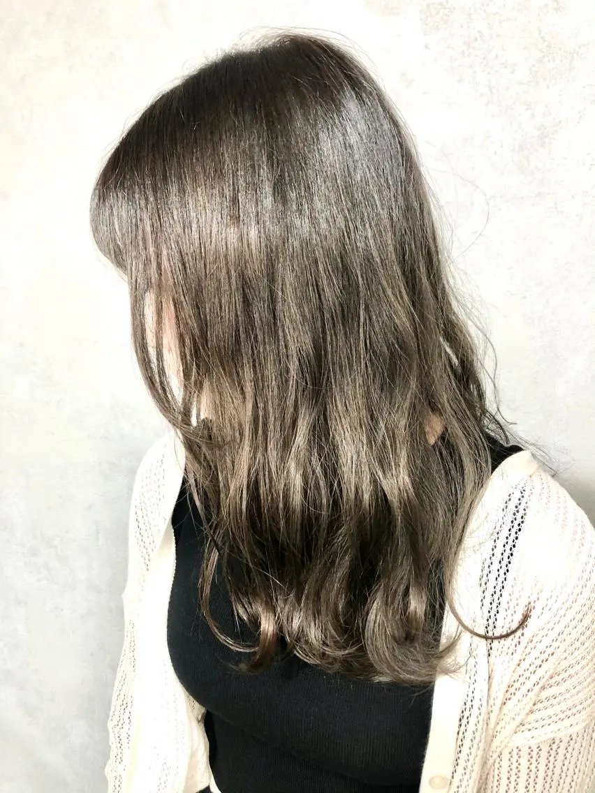 セミロング ヘアカラー トリートメント 美髪/髪質改善/艶髪 /CECILのヘアスタイル