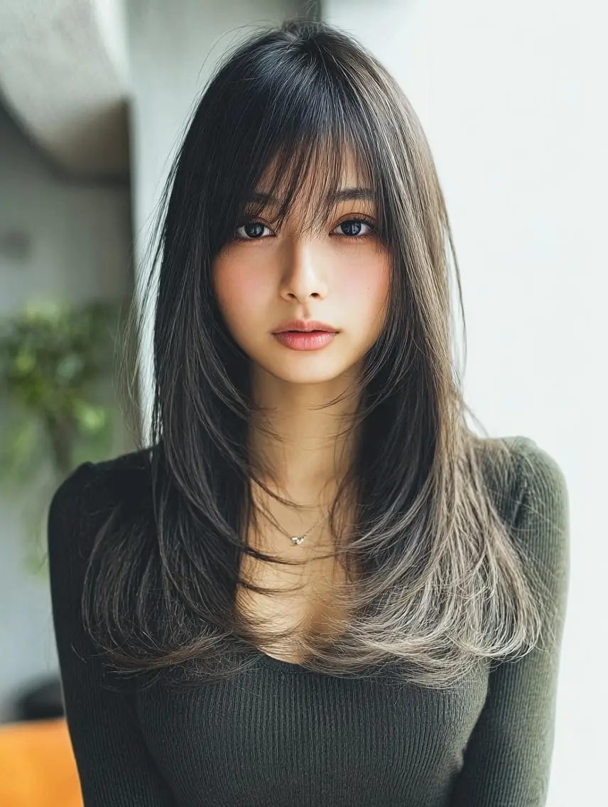 ミディアム 🍒暖色×ハイトーン ×デザイン✨まなりのヘアスタイル