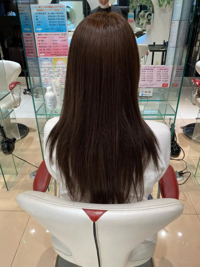 ロング カラー 髪質改善・縮毛矯正 白根凌二のヘアスタイル