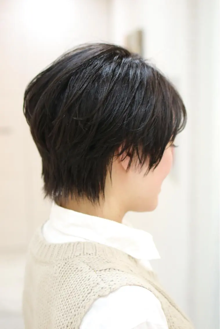 ショート カラー ショートヘア 斉藤 貴也のヘアスタイル