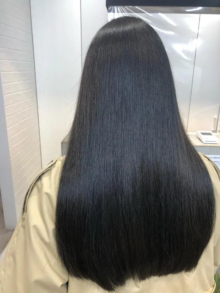 ロング ヘアカラー 縮毛矯正 トリートメント 【髪質改善特化･ 福田航洋】のヘアスタイル