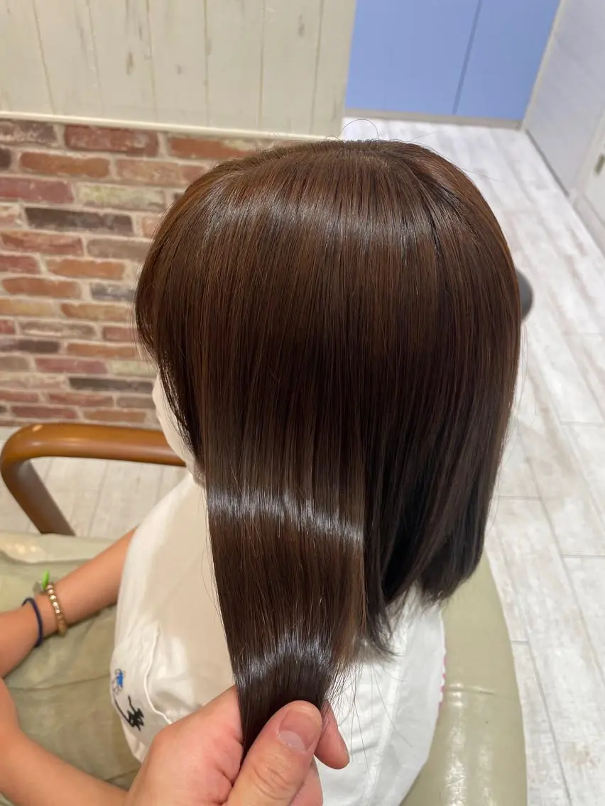 ミディアム カラー ブリーチ ケアブリーチ デザインカラー ダブルカラー ハイライトカラー FANスタイリスト Ⓜ️EIのヘアスタイル