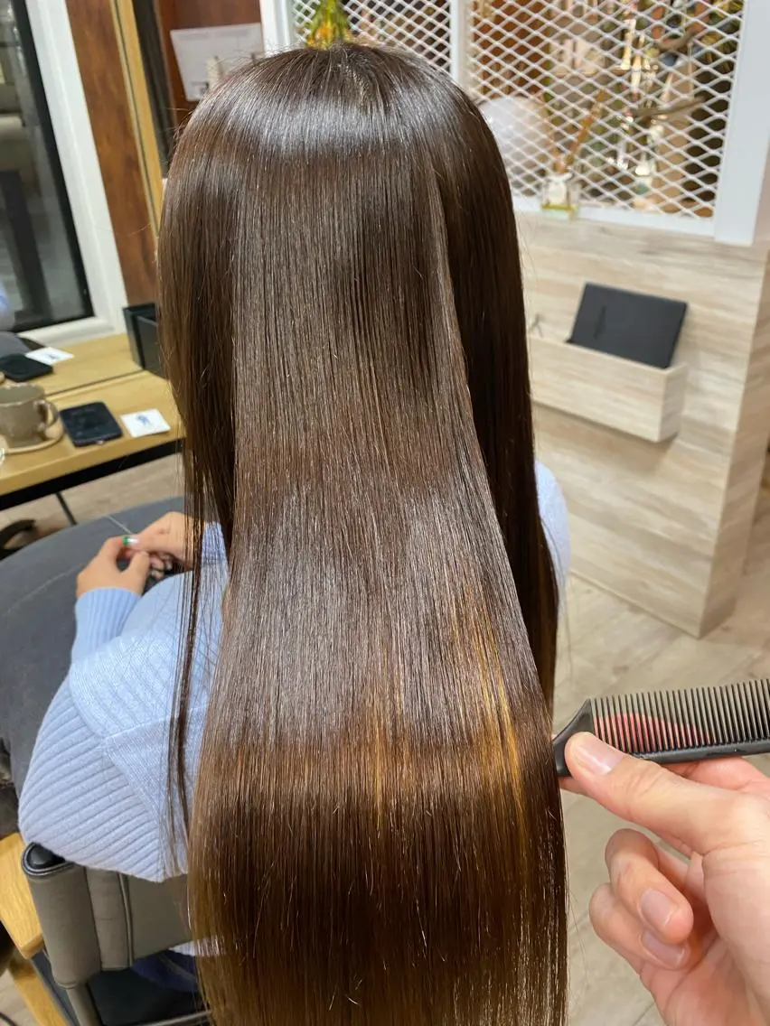 ロング 髪質改善 メンズパーマゆうひのヘアスタイル