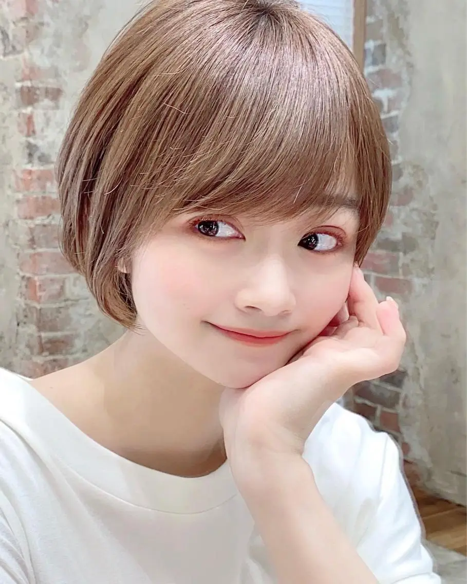 ショート ショートボブ ボブ ショートヘア トリートメント 新宿　ショート・ボブ カットモデル募集のヘアスタイル