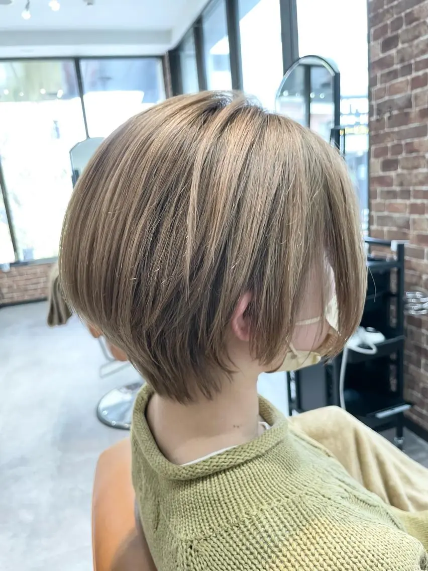 ショート カラー ショートボブ ボブ ショートヘア ショート/酸スト/ 髪質改善/小林のヘアスタイル