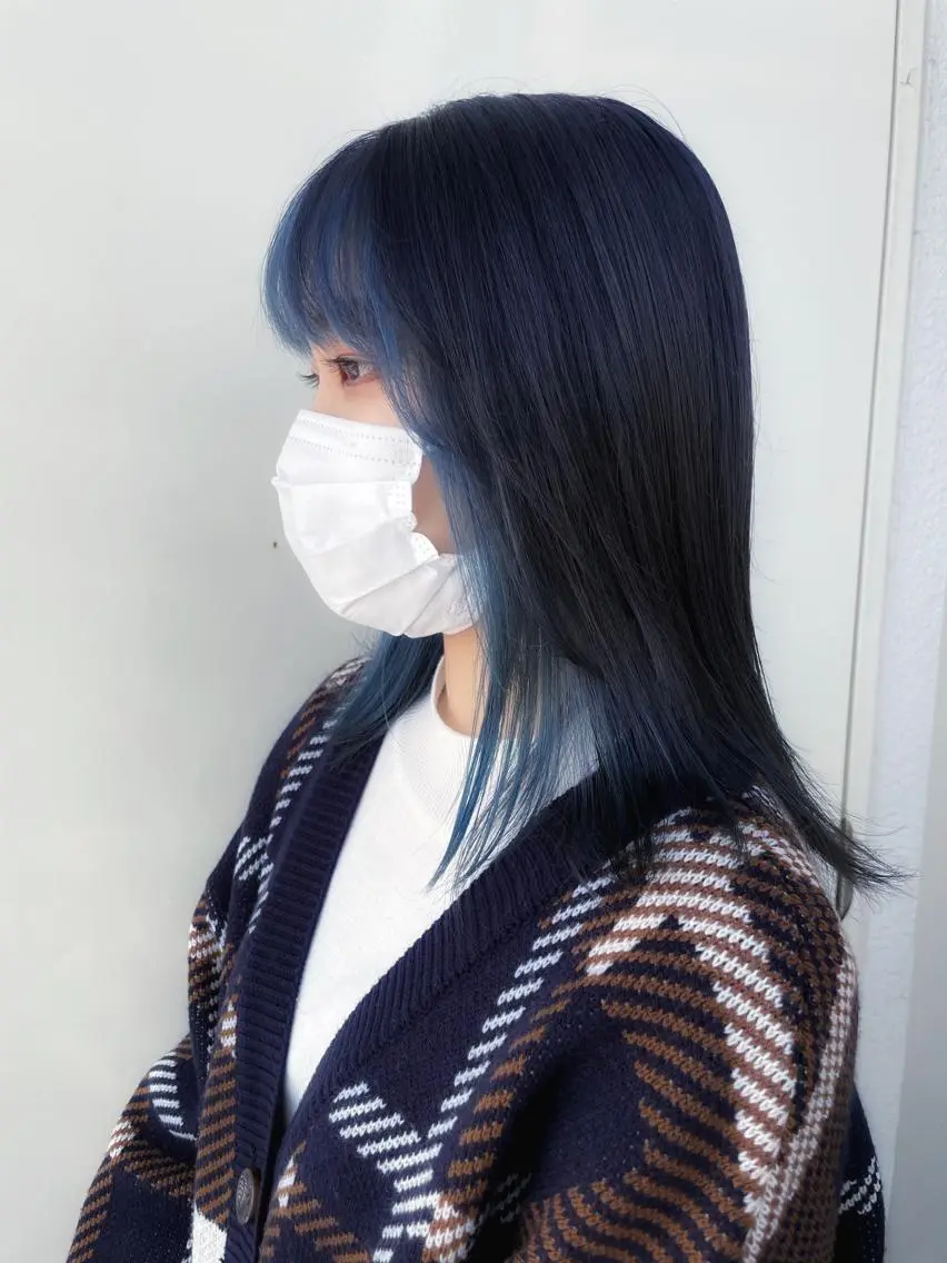 ミディアム カラー ヘアアレンジ ヘアカラー NANA/trend style🕊🍑のヘアスタイル
