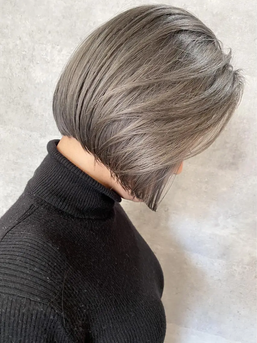 ショート 切りっぱなしボブ ボブ 寺嶋 貴大のヘアスタイル