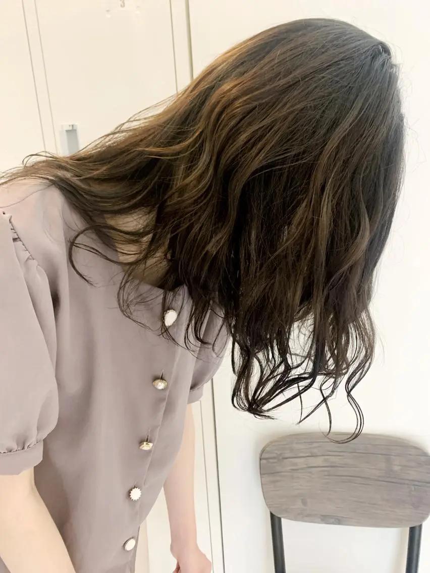 ミディアム カラー バレイヤージュ ブリーチ ケアブリーチ ダブルカラー ハイライトカラー 【🫧美髪艶髪】 🎖️MARIAのヘアスタイル