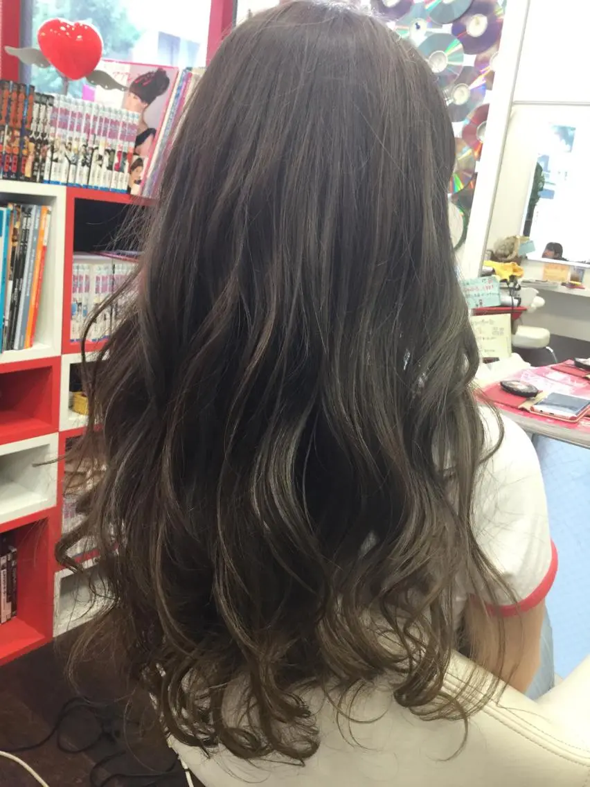 セミロング 名駅★シールエクステ ☆ブリーチ★加藤のヘアスタイル