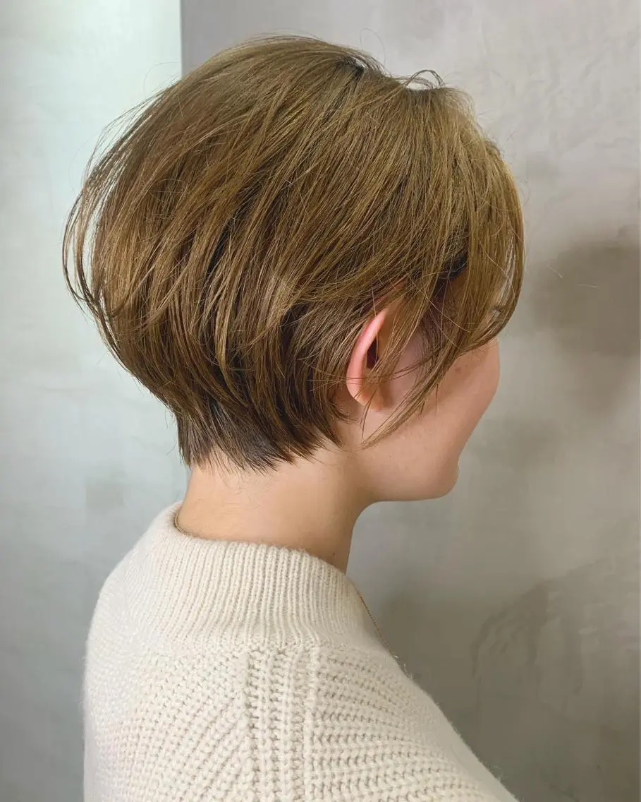 ショート カラー カット ヘアカラー トリートメント 🉐レイヤー/塩見 弘樹🉐渋谷のヘアスタイル