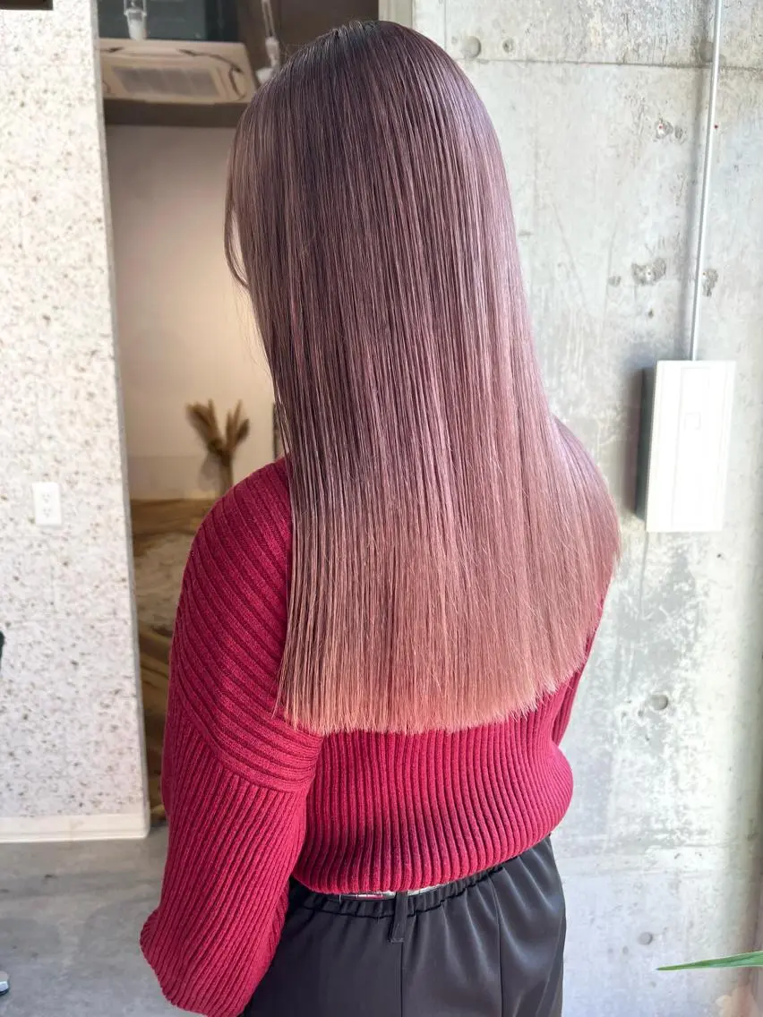 ロング カラー バレイヤージュ ブリーチ ケアブリーチ ハイライトカラー インナーカラー ヘアカラー lani ブリーチ /ダブルカラーのヘアスタイル