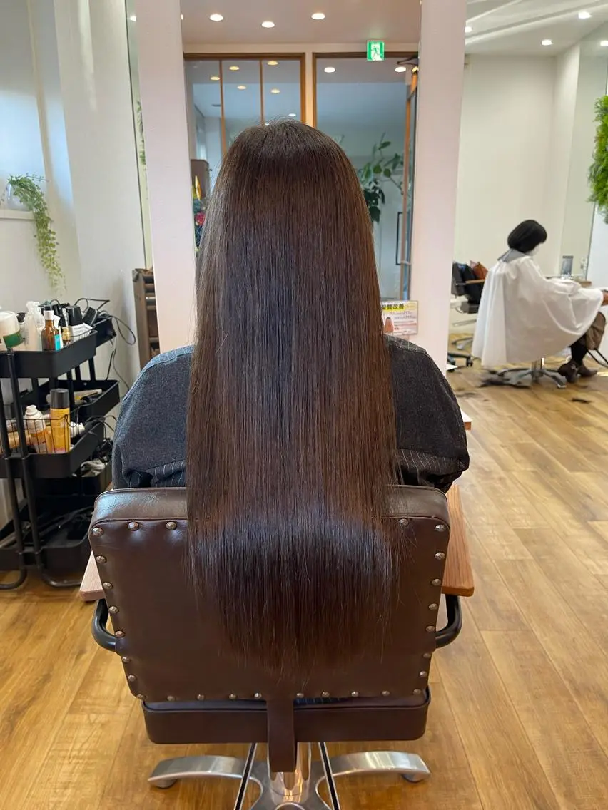 ロング カラー 髪質改善・縮毛矯正 💎ASUKAのヘアスタイル