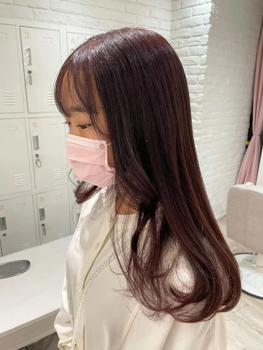 ロング カラー カット ヘアカラー トリートメント miyu /大阪美容室のヘアスタイル