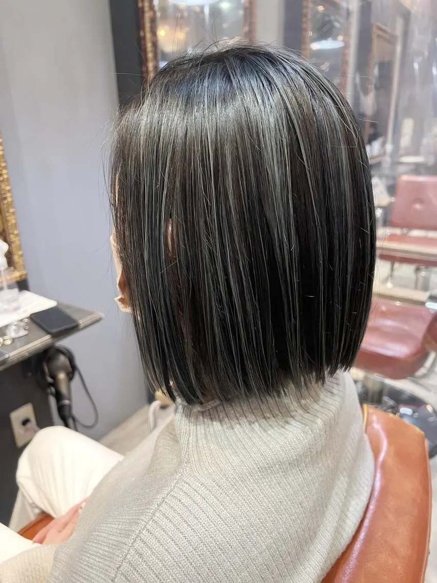 ショート カラー パーマ ヘアアレンジ バレイヤージュ ブリーチ ケアブリーチ デザインカラー ダブルカラー 【N°deseo】 吉祥寺のヘアスタイル