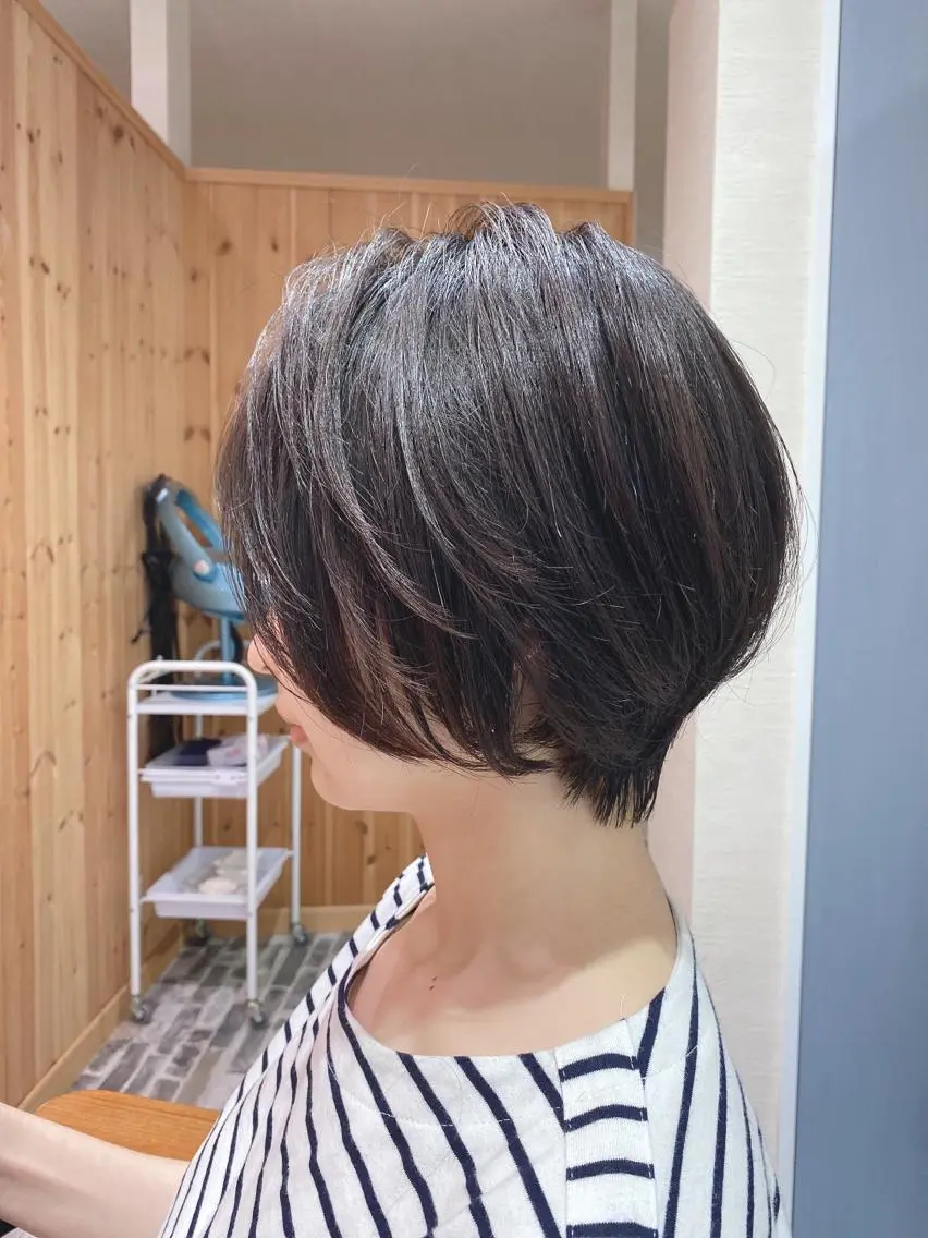 ショート ショートボブ ボブ ショートヘア 小森 拓哉のヘアスタイル