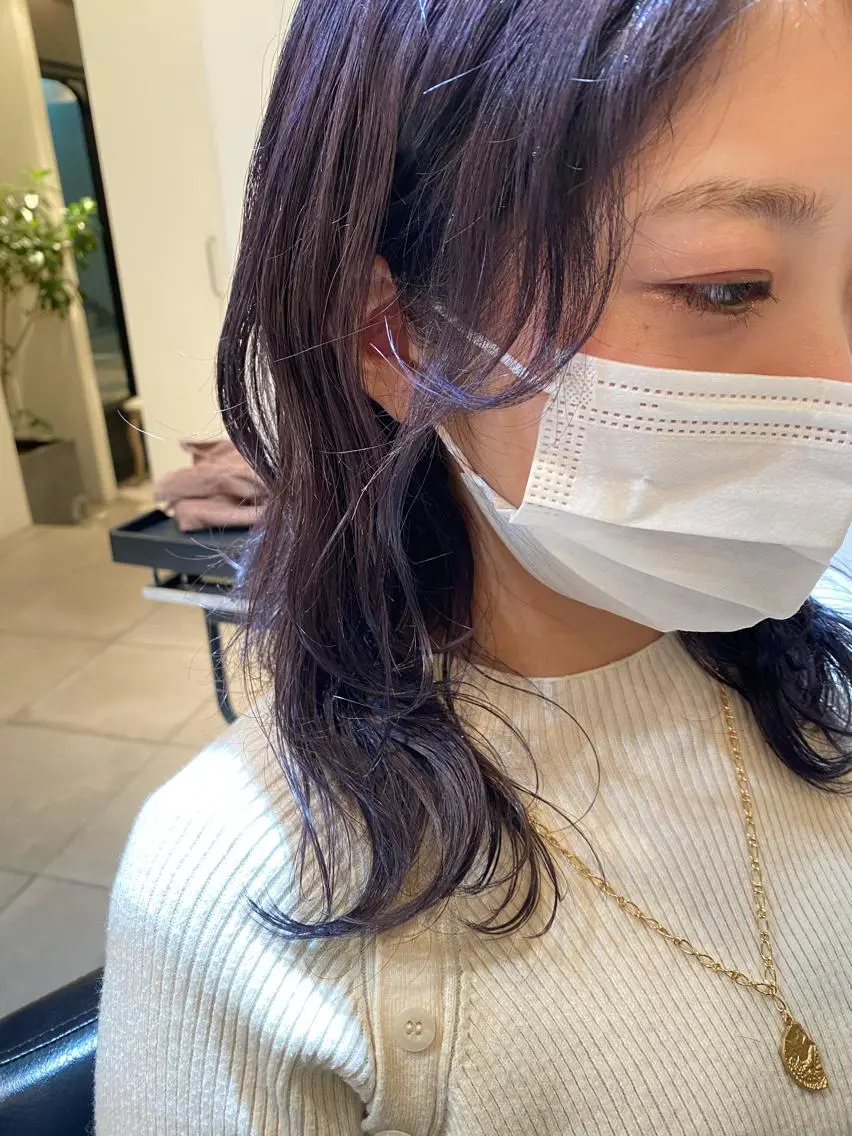 ミディアム カラー Tomoka🐶🌟 似合わせカット✂︎のヘアスタイル