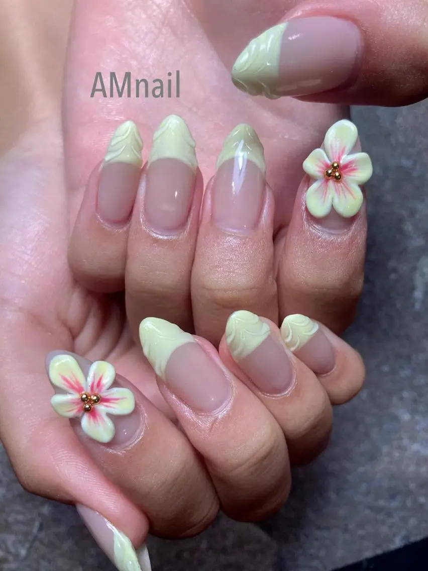 ネイル アートネイル 持ち込み ハンドネイル Am:nail 柏 SUE（スゥ）のネイルデザイン