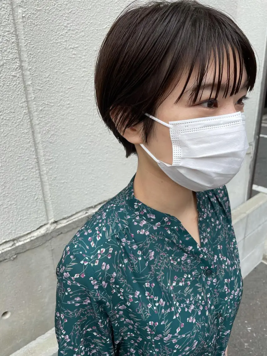 ショート カット ヘアカラー トリートメント ayane⭐️ボブ・ ショート・パーマのヘアスタイル