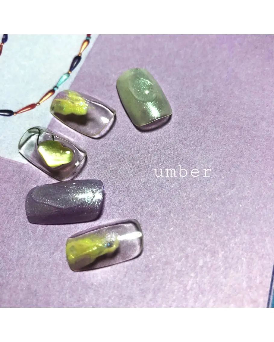 ネイル ハンドネイル umber 三茶1分のネイルデザイン