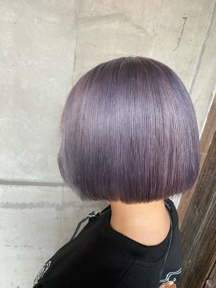 ショート ヘアカラー 透け感ベージュ /ミハルのヘアスタイル