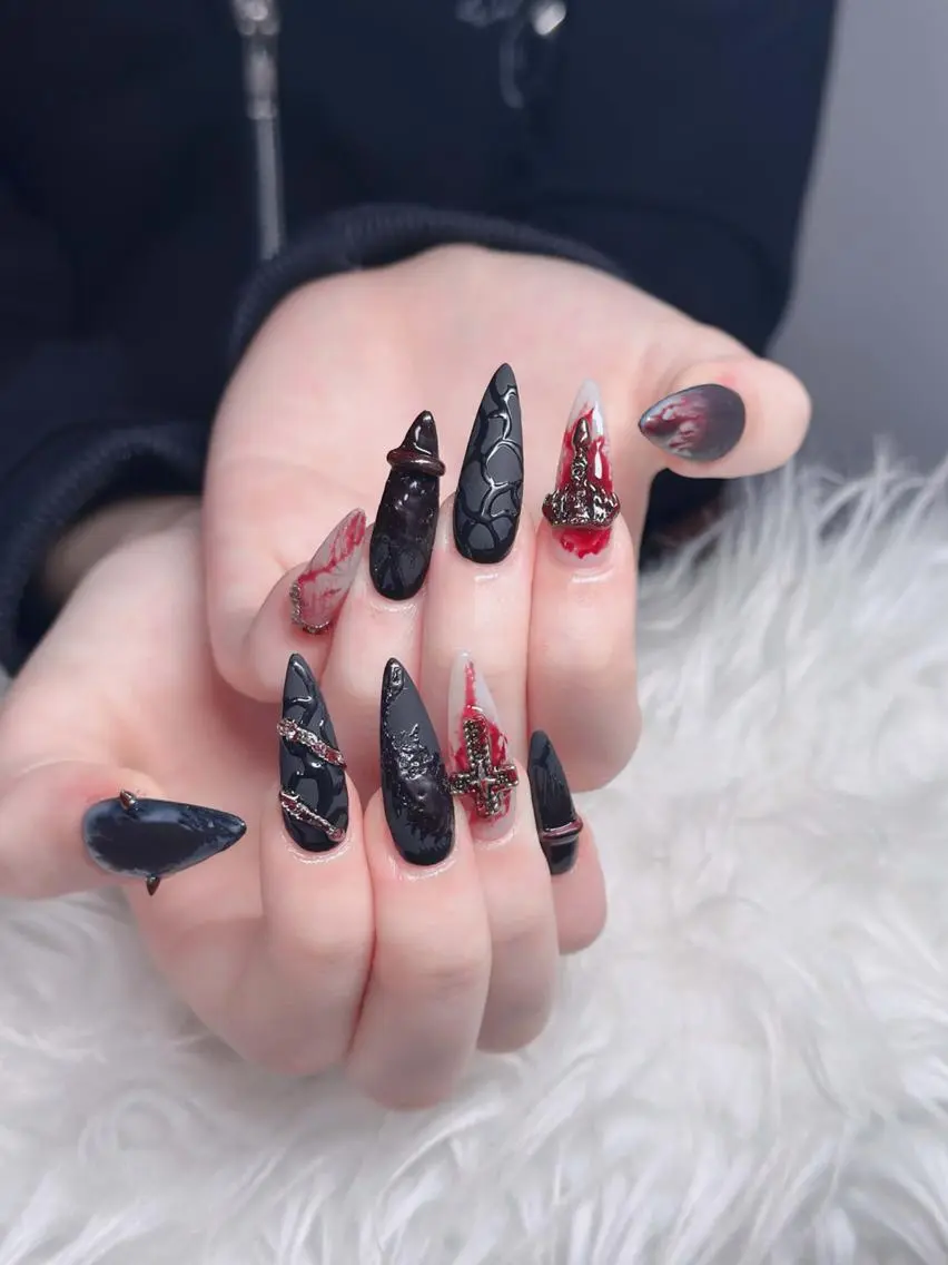 ネイル オーロラネイル チークネイル フットネイル ジェルネイル 韓国ネイル ハンドネイル H.baby Nail Salonのネイルデザイン