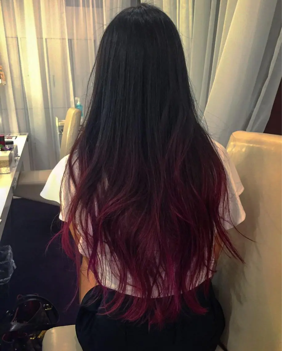 カラー グラデーションカラー レッドカラー メンズ特化美容師 カラー専門ぺーターのヘアスタイル