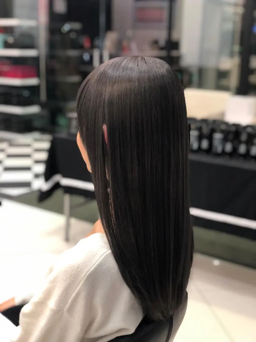 ロング パーマ 縮毛矯正 斉藤 翔平のヘアスタイル