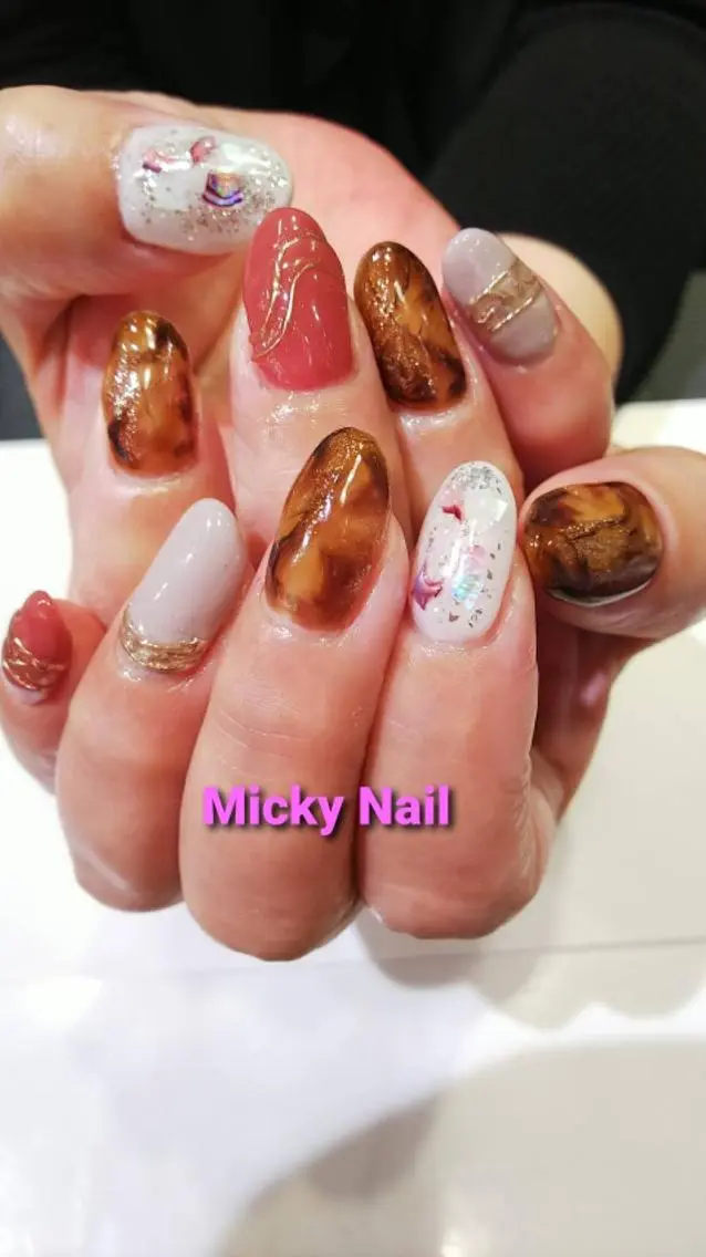 ネイル べっ甲ネイル Micky nail chikushinoのその他イメージ