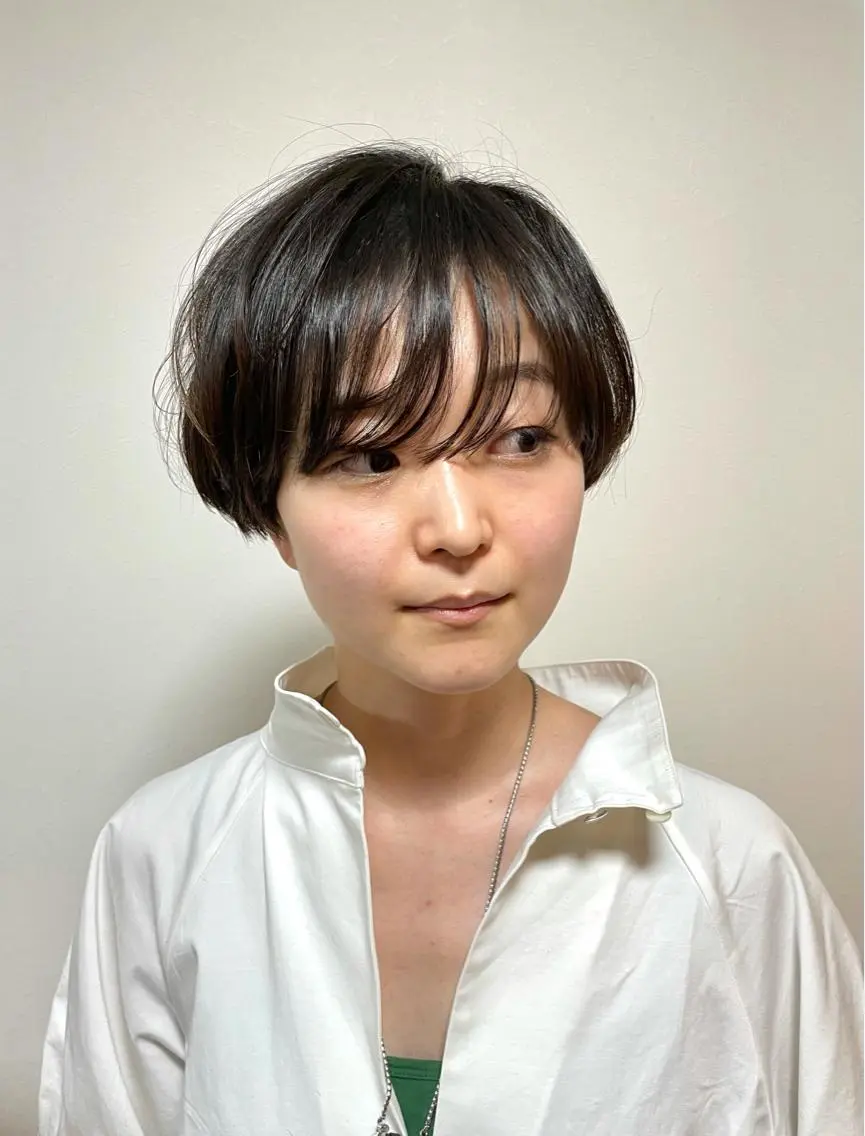ショート ショートヘア 艶髪カラー& トリートメント　松村のヘアスタイル