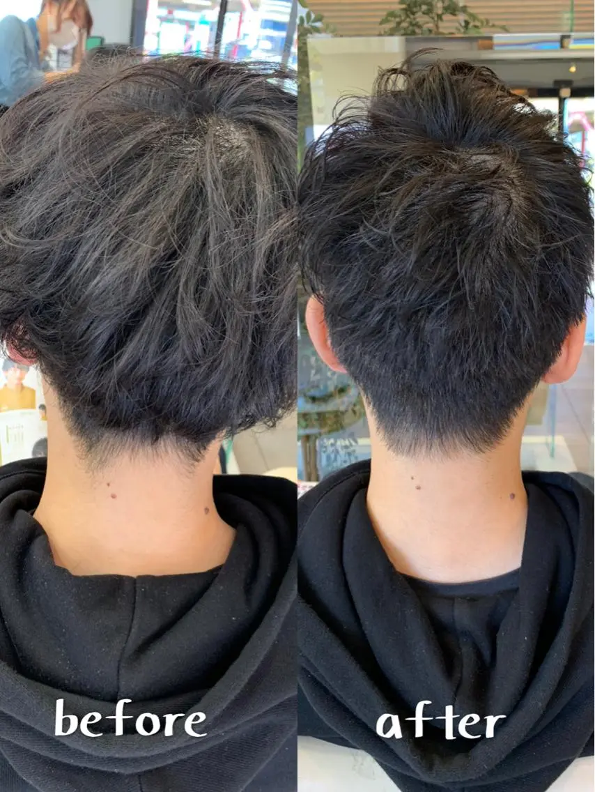 ショート パーマ メンズ 金村 綾芽のヘアスタイル
