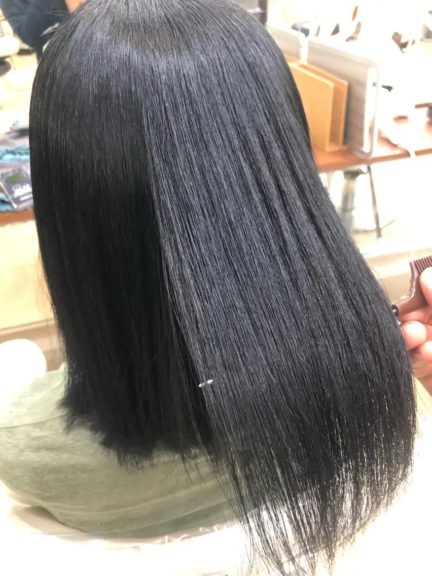 ロング 髪質改善 縮毛矯正 トリートメント 酸熱トリートメント ヘアカラー トリートメント コテ巻き風パーマ/ 髪質改善/河島恭平のヘアスタイル