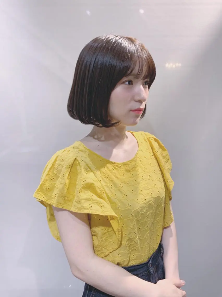 ショート カラー ヘアアレンジ 柔らか垢抜けｶﾗｰと ｶｯﾄ🫧ASUKAのヘアスタイル