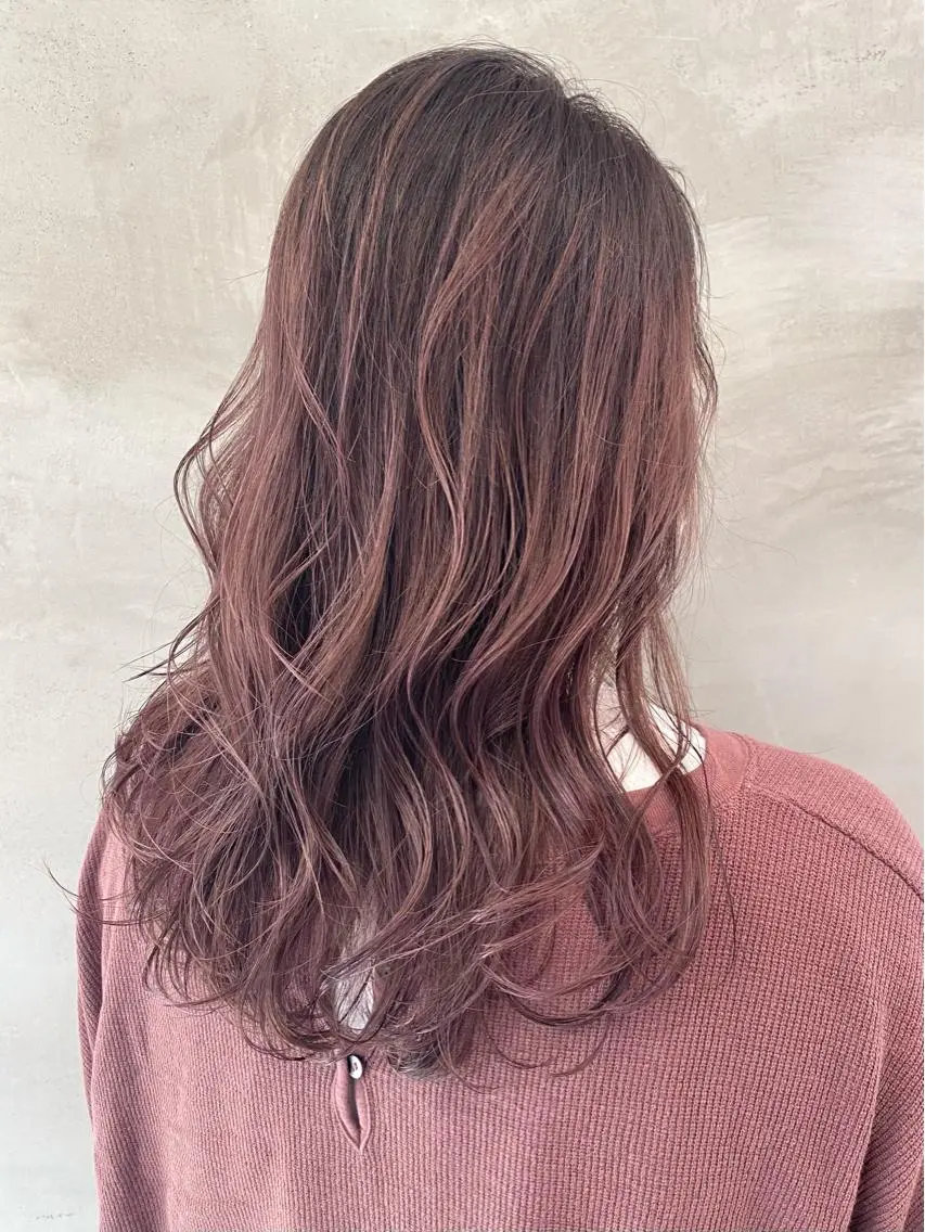 セミロング カラー カット ヘアカラー トリートメント 🫧透明感カラー🫧 OIKAWAのヘアスタイル