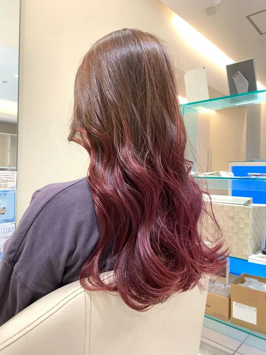 カラー MODEks eau 佐藤優志のヘアスタイル