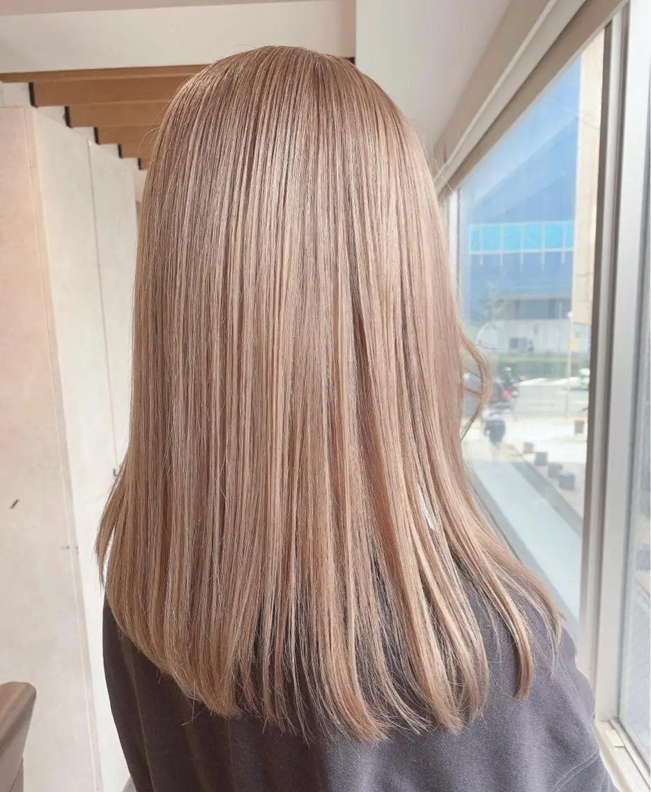 セミロング カラー カット ヘアカラー トリートメント 🌿earth亀有店 【短髪のノブ】🌿のヘアスタイル