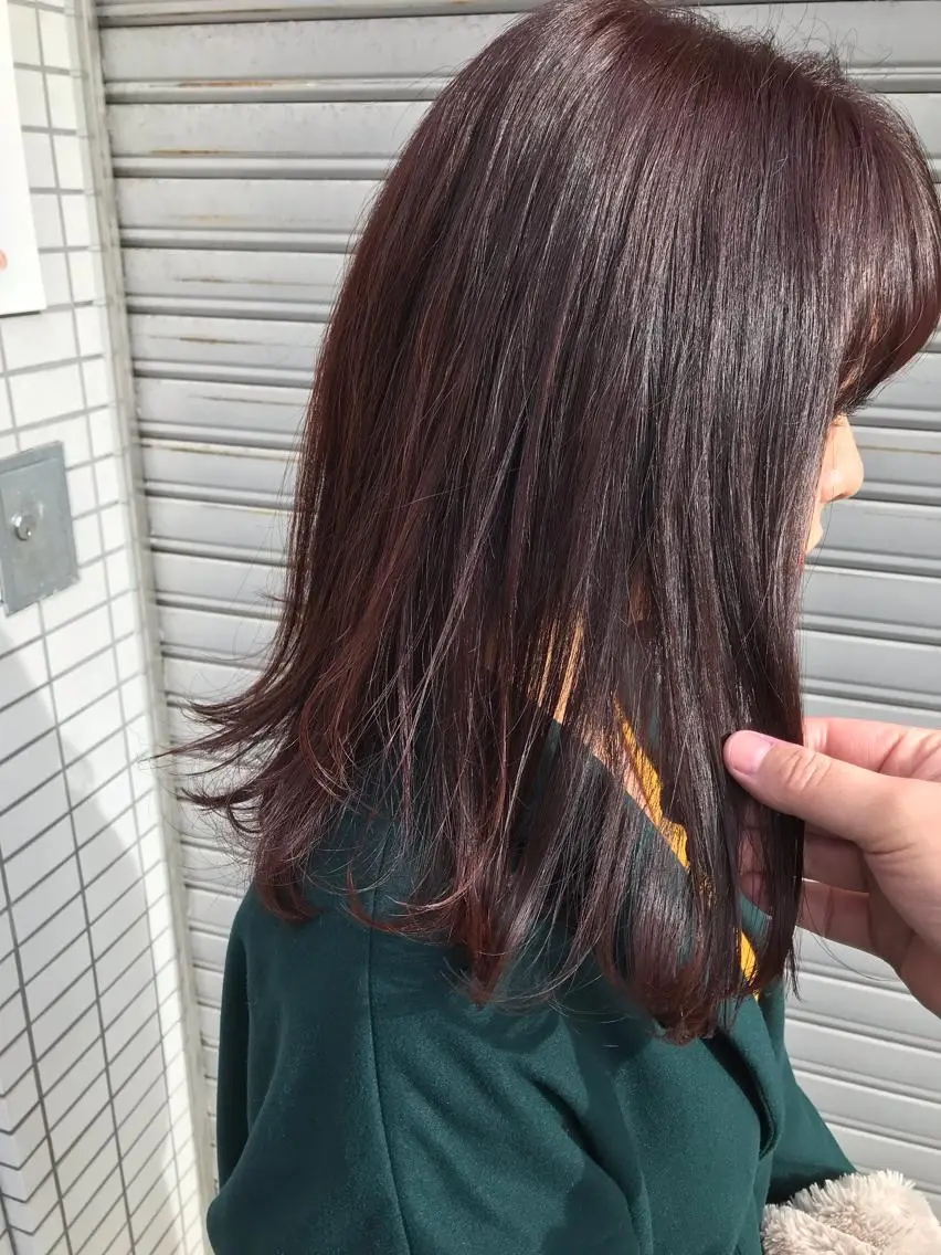セミロング カラー 🧡色落ちまで2度 楽しめる🧡ヨシキのヘアスタイル