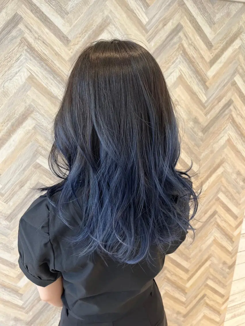 セミロング ヘアカラー 久保木 真人のヘアスタイル