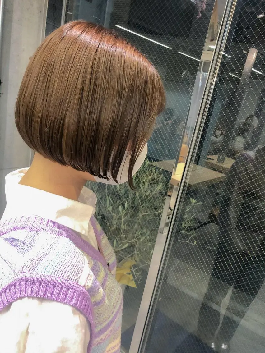 ショート カラー ヘアアレンジ ボブ rii-🩰 トレンドメイクのヘアスタイル