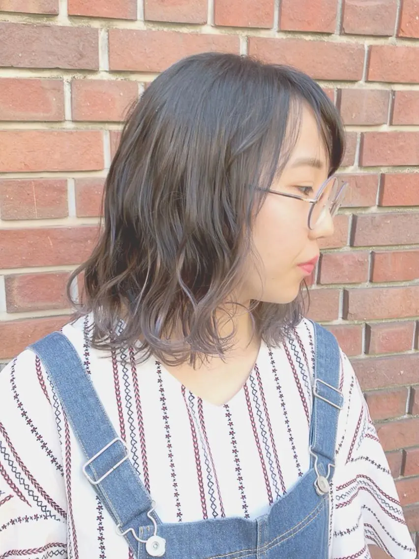ミディアム カラー 中村 瑛秀のヘアスタイル