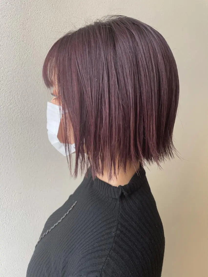 ショート カラー ピンクカラー ヘアカラー 沢田 瞳のヘアスタイル