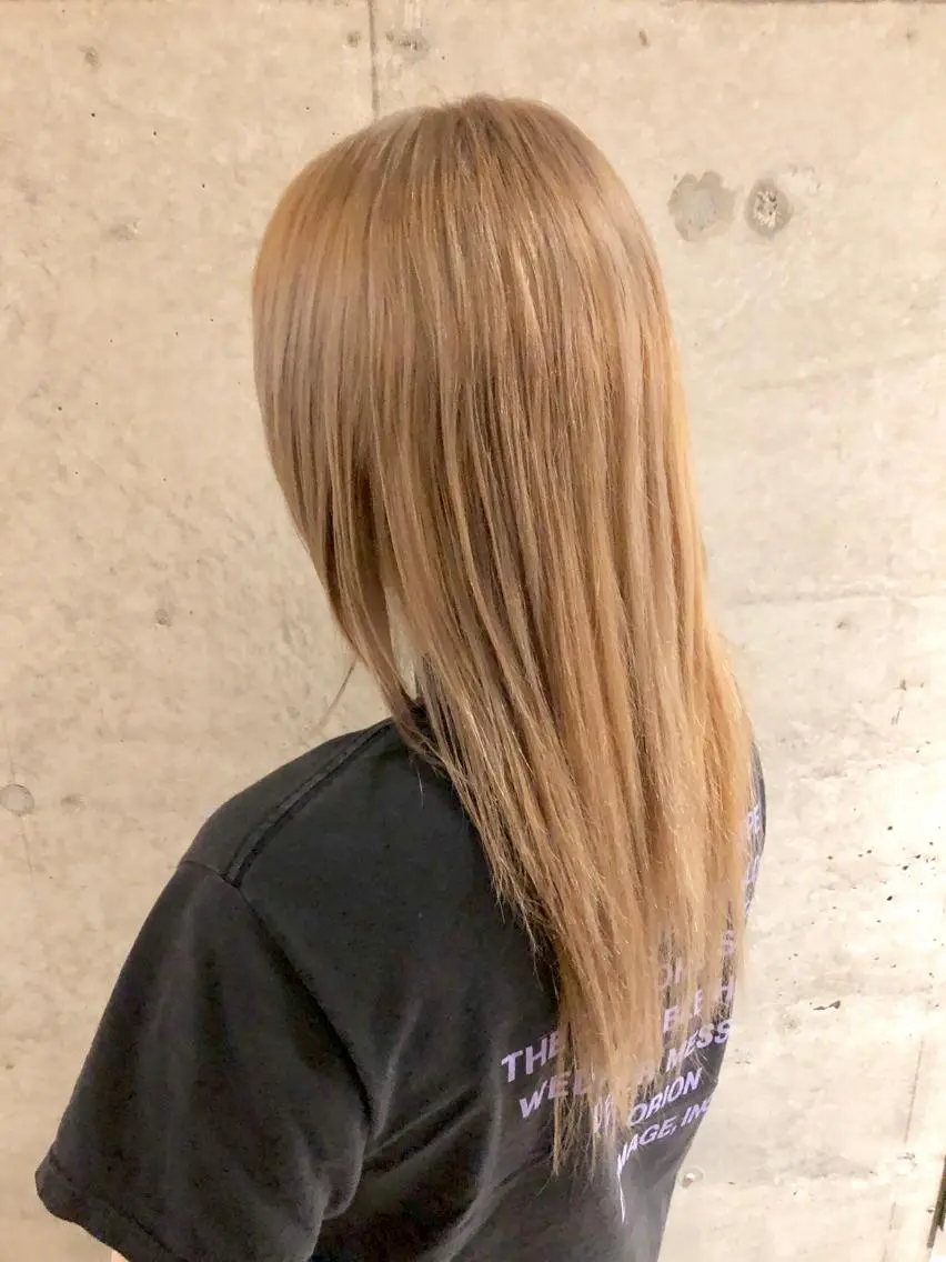 ロング 藤原 ちひろのヘアスタイル