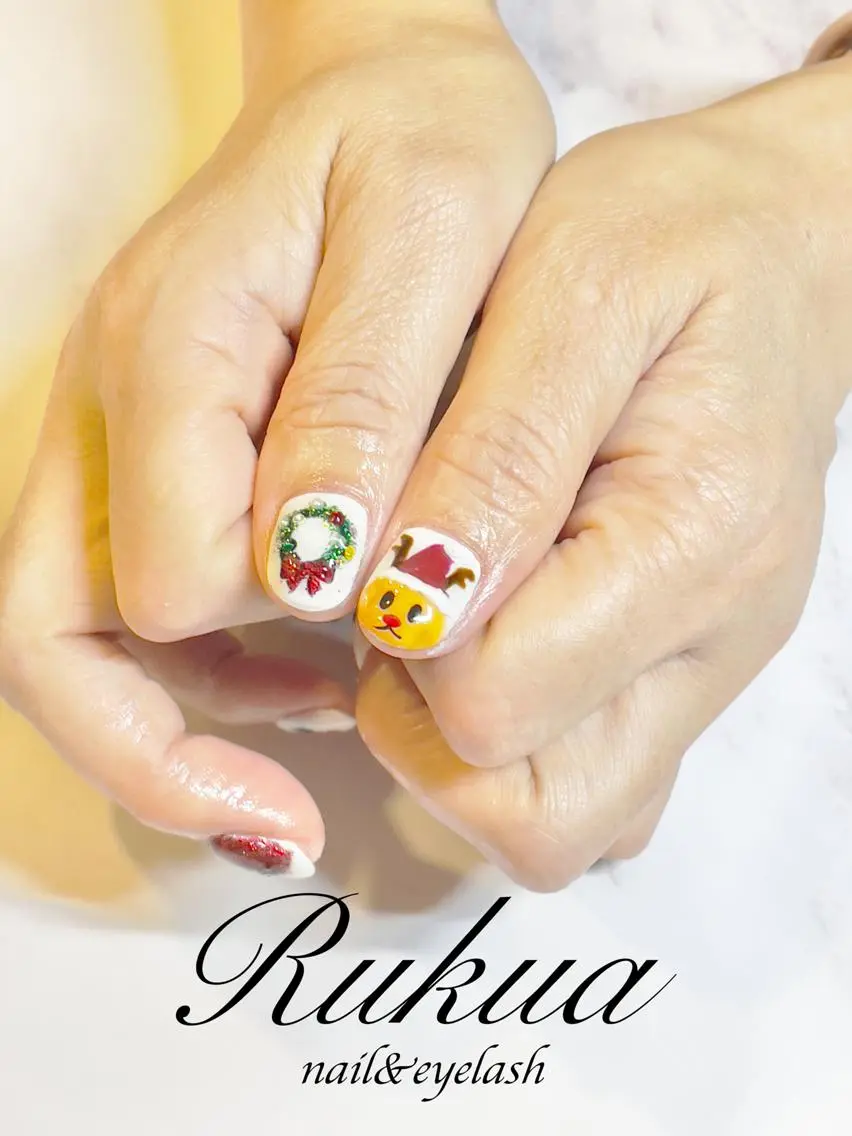 ネイル アートネイル 持ち込み Rukua Nのマツエク・マツパデザイン