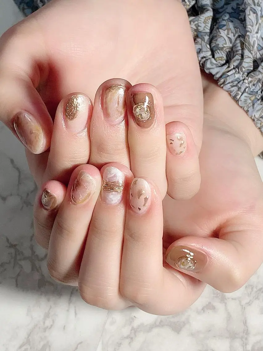 ネイル ニュアンスネイル ejiri harukaのマツエク・マツパデザイン