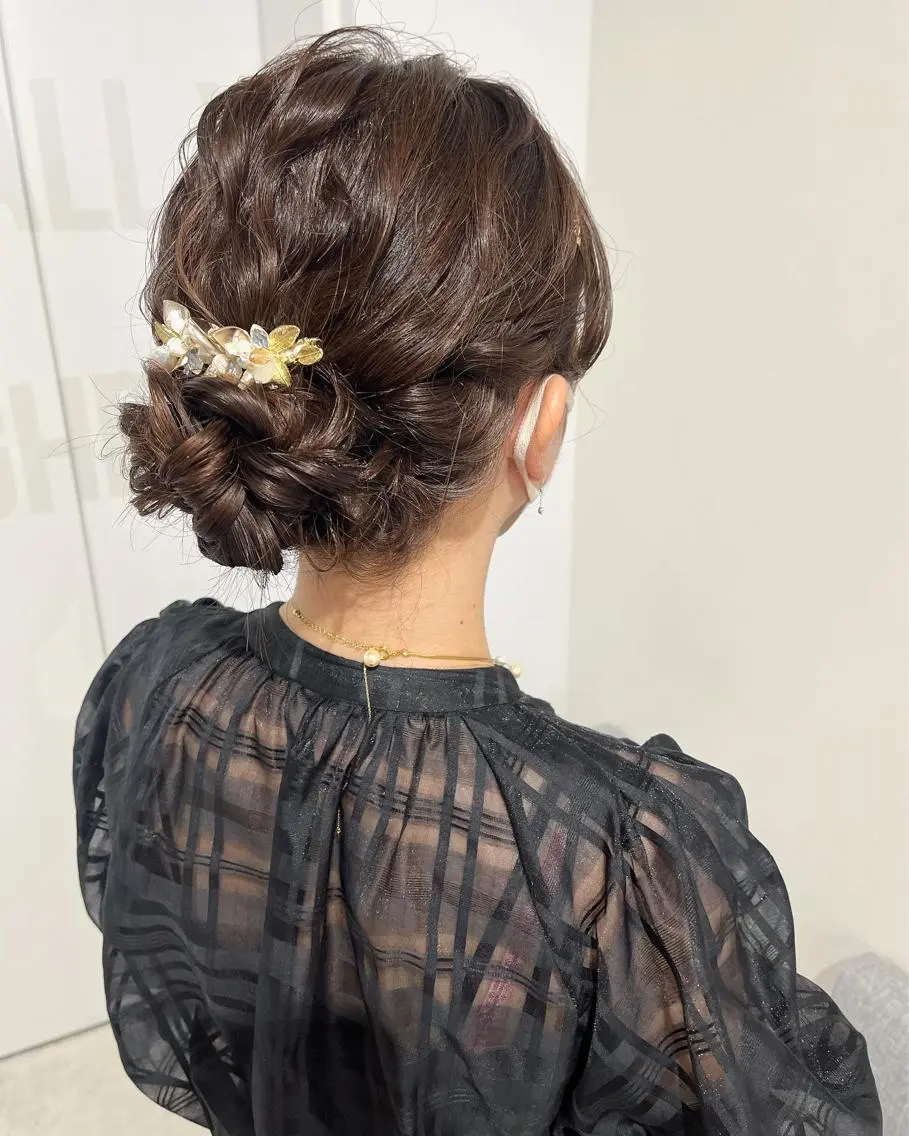 ロング ヘアアレンジ 結婚式・ブライダル tomida yukiの眉毛・アイブロウイメージ
